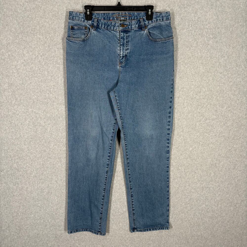 LRL Ralph Lauren Jeans Co Womens‎ 14 Straight High Rise Stretch Classic Casual